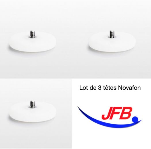  TETES PLATES NOSTRAFON NOVAFON SK2 LOT DE 3  [JFB-230-0111]