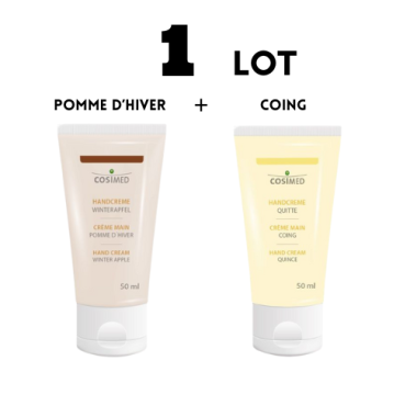 LOT COSIMED Crème mains Pomme d'Hiver + Coing [JFB-122-1515]