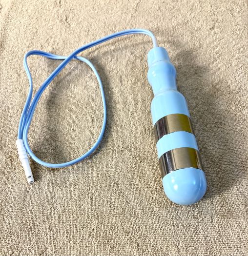 Sonde vaginale bleue