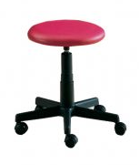 TABOURET GALETTE AVEC ROULETTES : JFB-297-2357