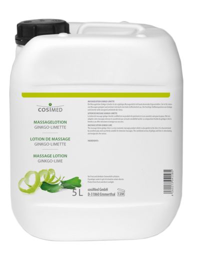 COSIMED Lotion de Massage Professionnelle Limette-Ginkgo 5L [JFB-122-2079]