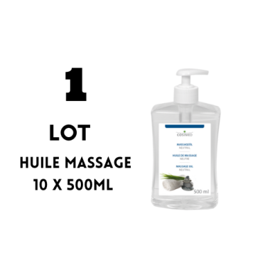 LOT 10 x 500 ml COSIMED Huile de Massage Professionnelle 500ML  [JFB-122-2046]