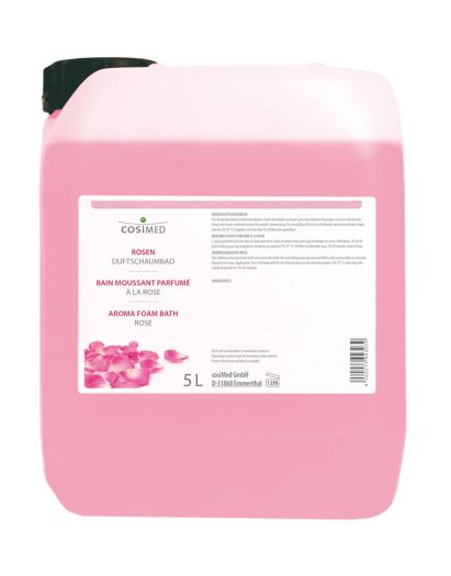 Bain moussant parfumé à la rose 5L COSIMED