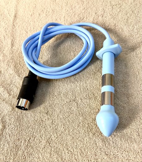 SONDE ANALE AVEC BUTEE REGLABLE 2 BAGUES DE 13.5 MM