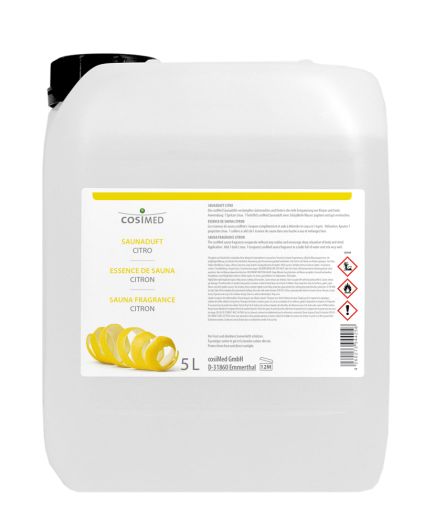 COSIMED Parfum pour Sauna Professionnelle Citron 5L [JFB-122-2184]