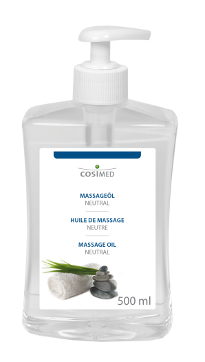 COSIMED Huile de Massage Professionnelle Neutre 500ML [JFB-122-2039]