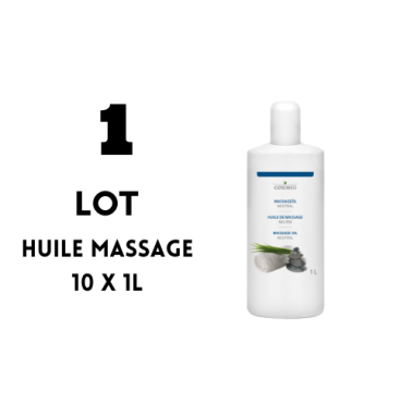 LOT COSIMED Huile de Massage Professionnelle  10 X 1L [JFB-122-2047]