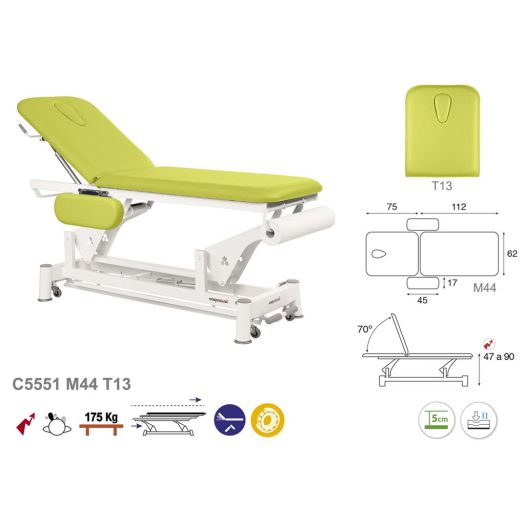 TABLE DE MASSAGE ÉLECTRIQUE ECOPOSTURAL C5551 [JFB-204-1359]