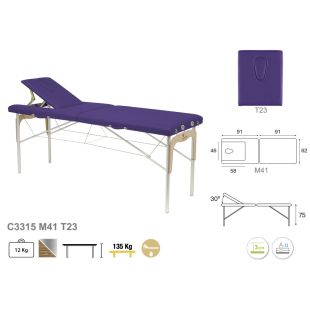 TABLE DE MASSAGE PLIANTE C3309 M61 ECOPOSTURAL