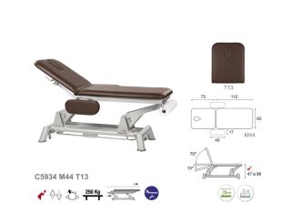 TABLE DE MASSAGE ÉLECTRIQUE C5934 M44 T13 ECOPOSTURAL