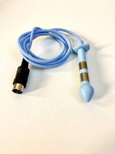 SONDE ANALE AVEC BUTEE REGLABLE 2 BAGUES DE 13.5 MM 
