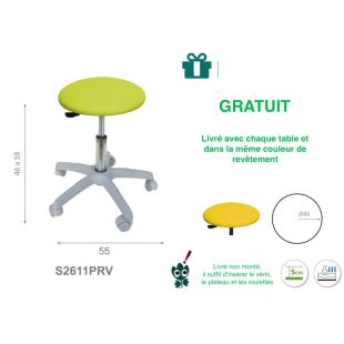 TABLE ÉLECTRIQUE DE MASSAGE C6202 ECOPOSTURAL