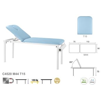 Table de massage Fixe en Métal Ecopostural C4520 