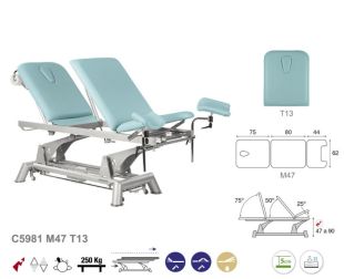 TABLE ÉLECTRIQUE DE MASSAGE C5981 M47 T13 ECOPOSTURAL