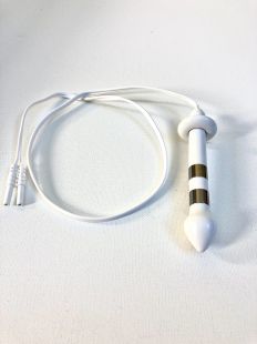 SONDE ANALE BUTEE AMOVIBLE 2 BAGUES 10 MM DIAM 12 MM